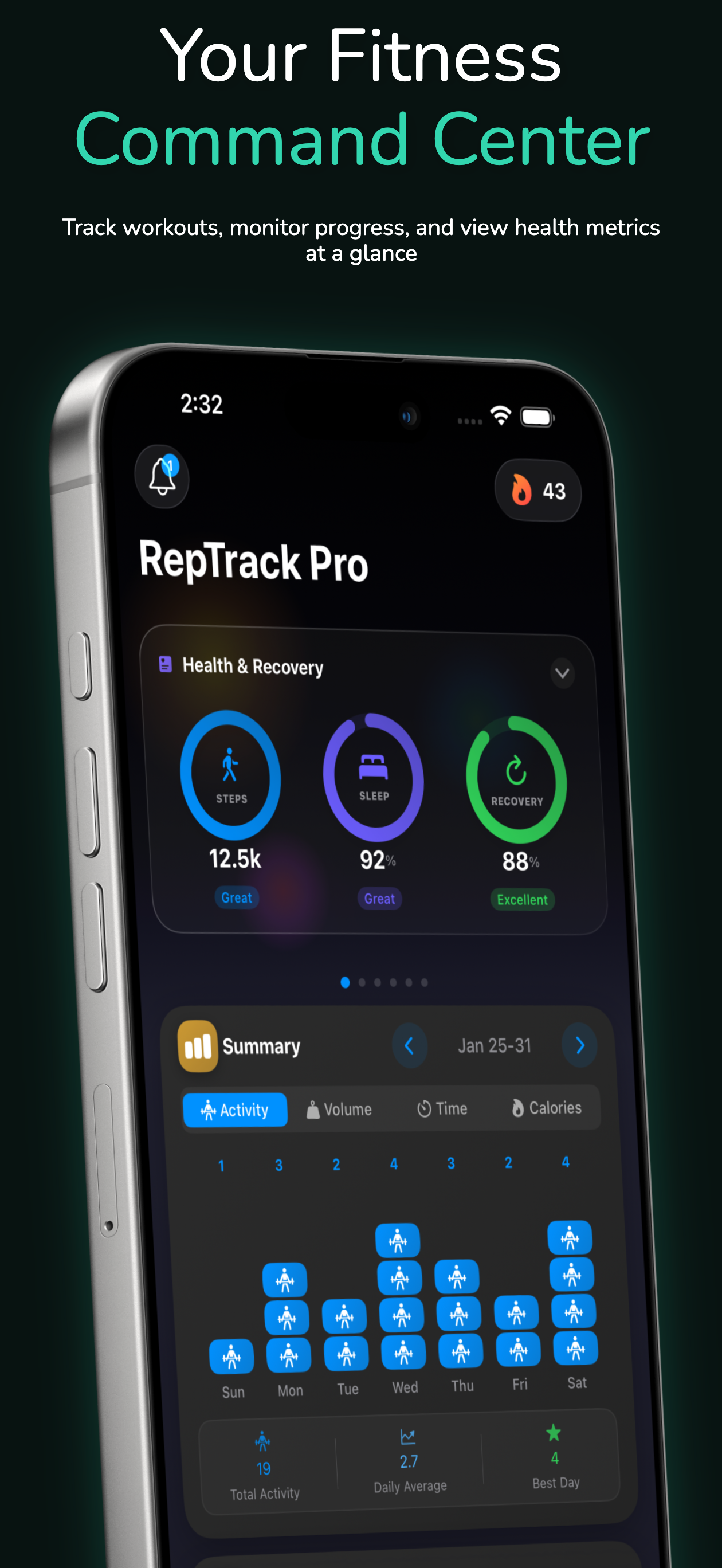 RepTrack Pro screenshot 1